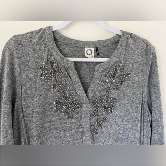 Anthropologie Akemi + Kin Y2K Sequined Top - Picture 5 of 8